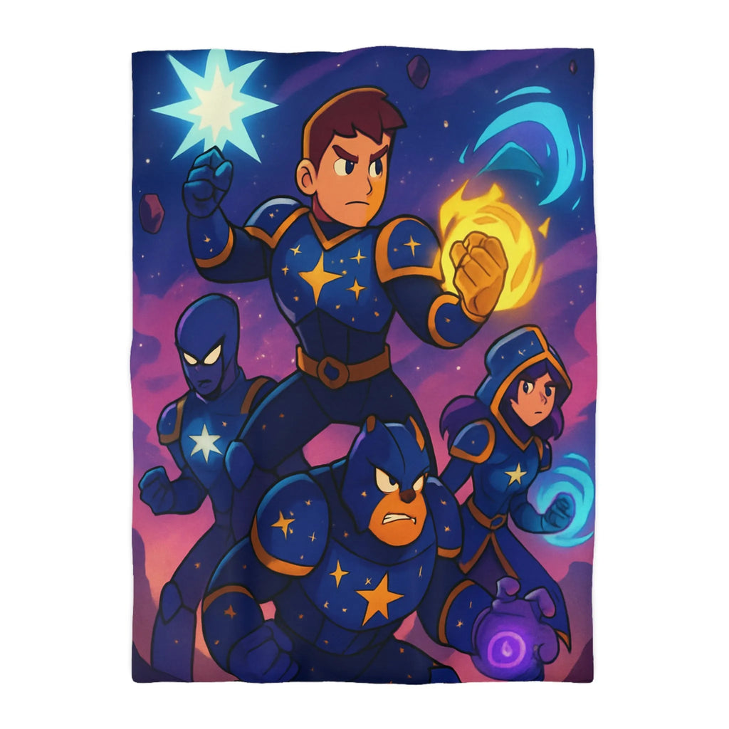 Housse de Couette Microfibre Art Graphique Contemporain Style Décoratif Chambre Tendance