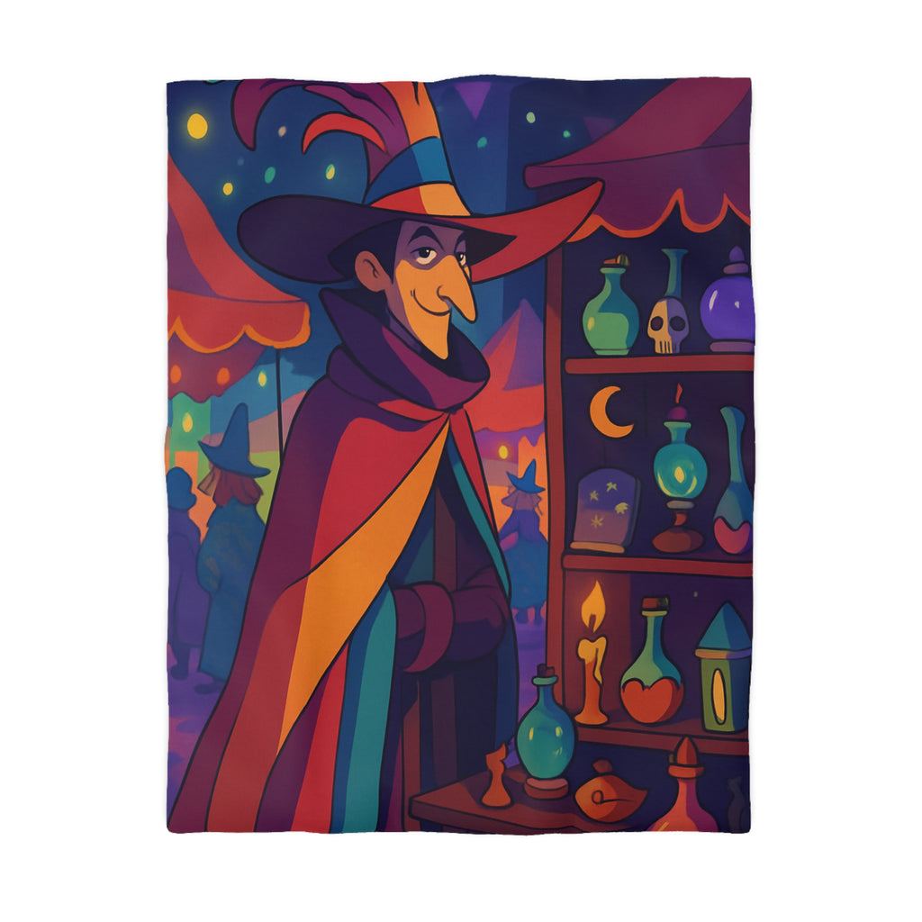 Housse de Couette Microfibre Motif Créatif Original Style Contemporain Chambre Élégante