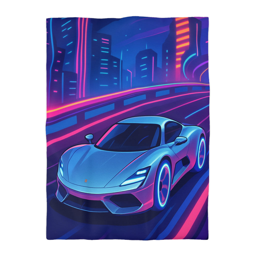 Housse de Couette Microfibre Design Artistique Moderne Décoration Chambre Confort Premium