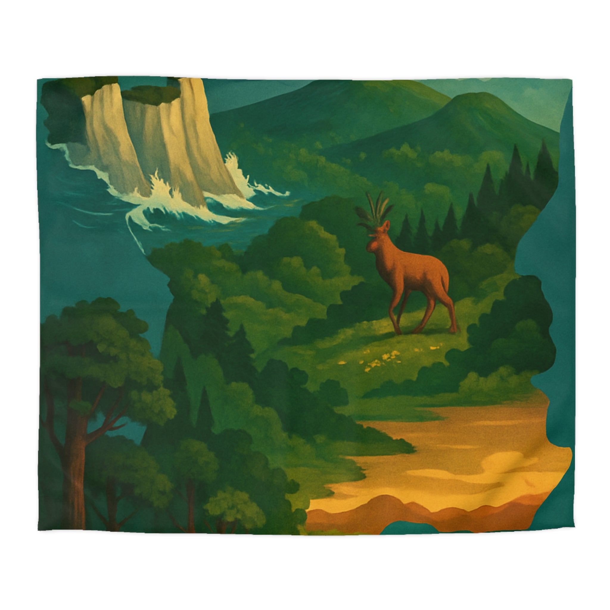 Housse de Couette Microfibre Création Artistique Moderne Design Exclusif Décoration Chambre