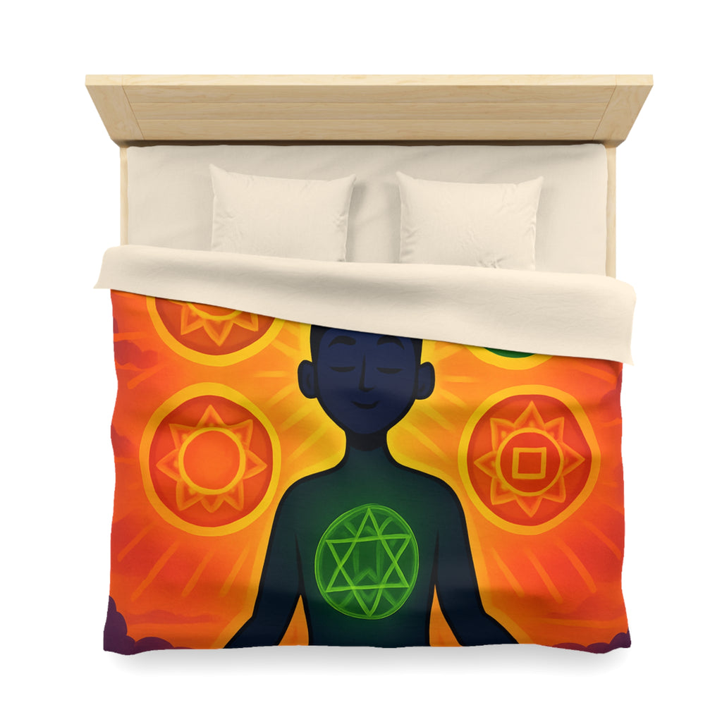 Housse de Couette Microfibre Design Artistique Moderne Décoration Chambre Confort Premium