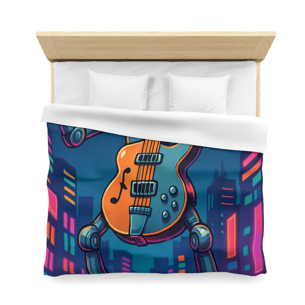 Housse de Couette Microfibre Design Artistique Moderne Décoration Chambre Confort Premium