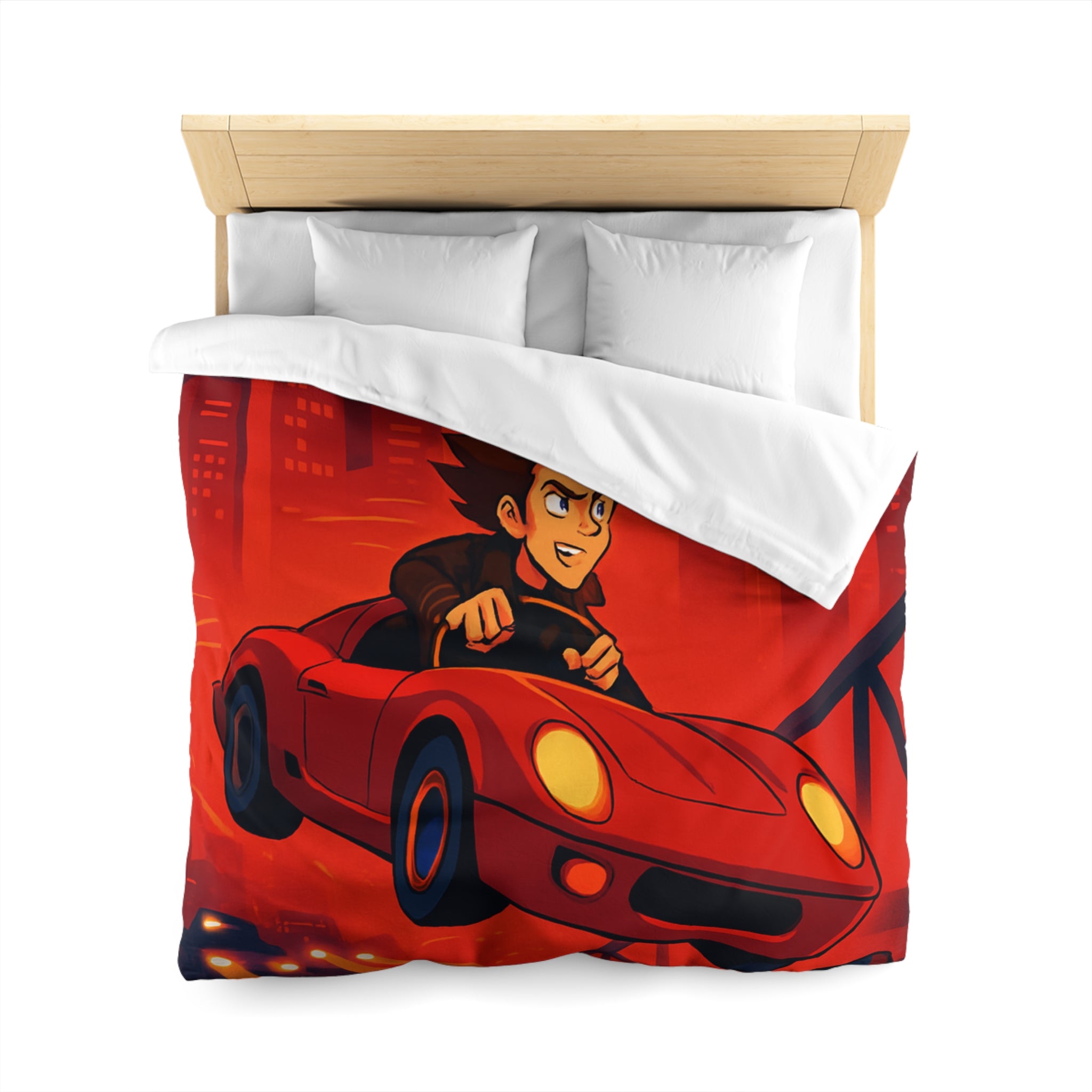 Housse de Couette Microfibre Création Artistique Moderne Design Exclusif Décoration Chambre