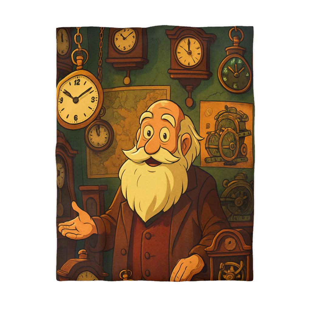 Housse de Couette Microfibre Illustration Unique Design Moderne Décoration Intérieure Raffinée