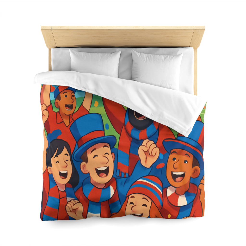 Housse de Couette Microfibre Illustration Unique Design Moderne Décoration Intérieure Raffinée