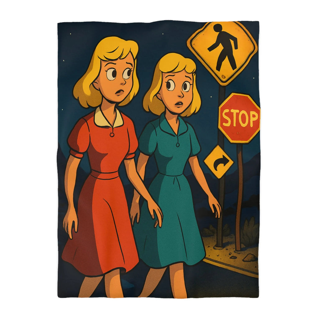 Housse de Couette Microfibre Création Artistique Moderne Design Exclusif Décoration Chambre