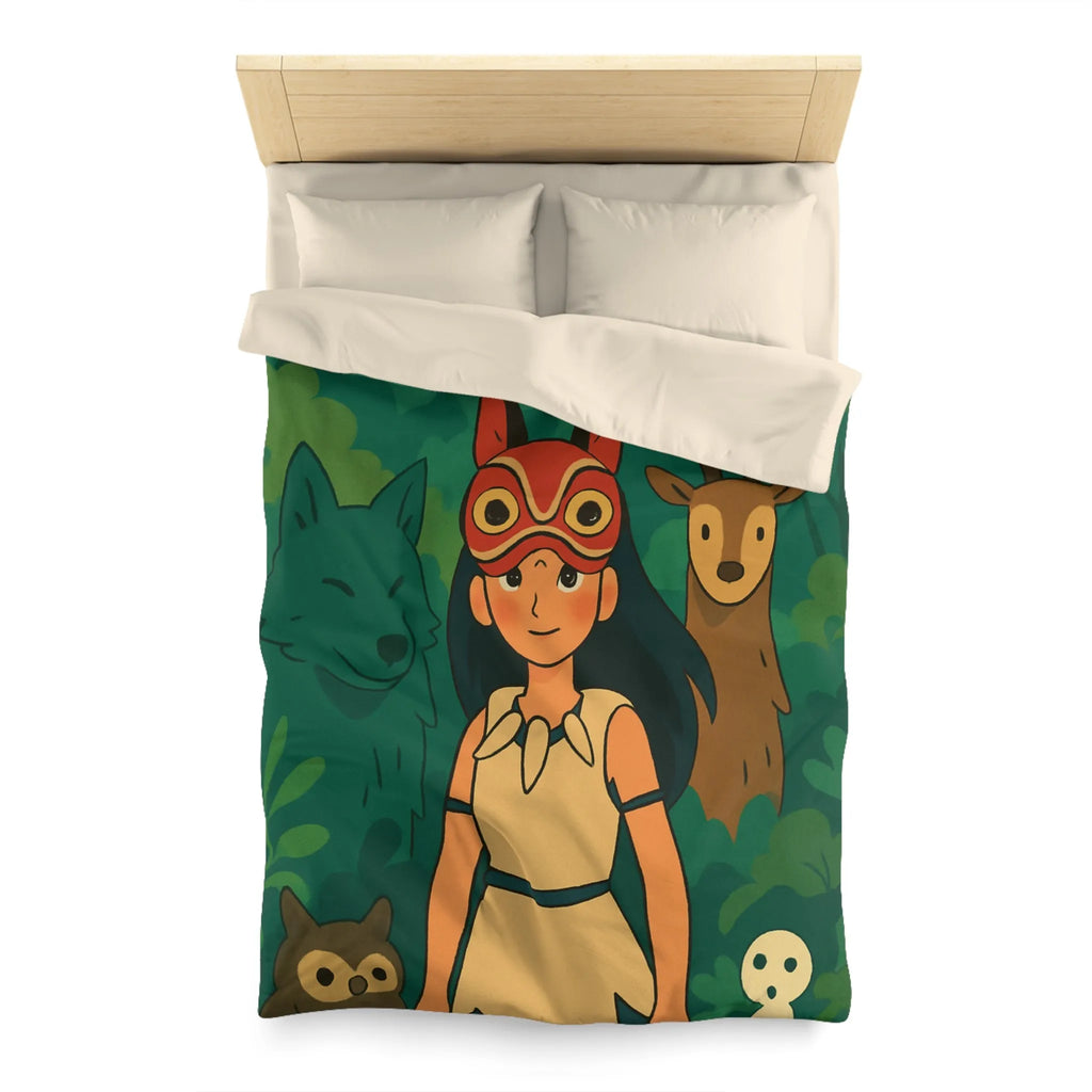 Housse de Couette Microfibre Art Graphique Contemporain Style Décoratif Chambre Tendance