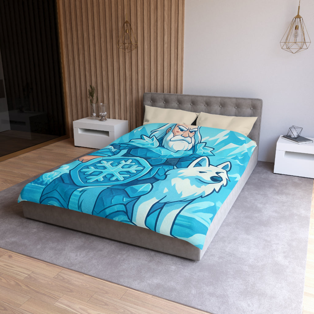 Housse de Couette Microfibre Design Artistique Moderne Décoration Chambre Confort Premium