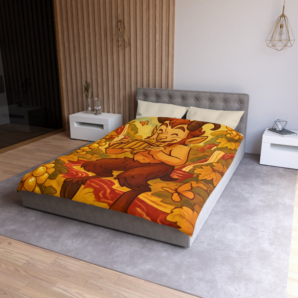 Housse de Couette Microfibre Illustration Unique Design Moderne Décoration Intérieure Raffinée