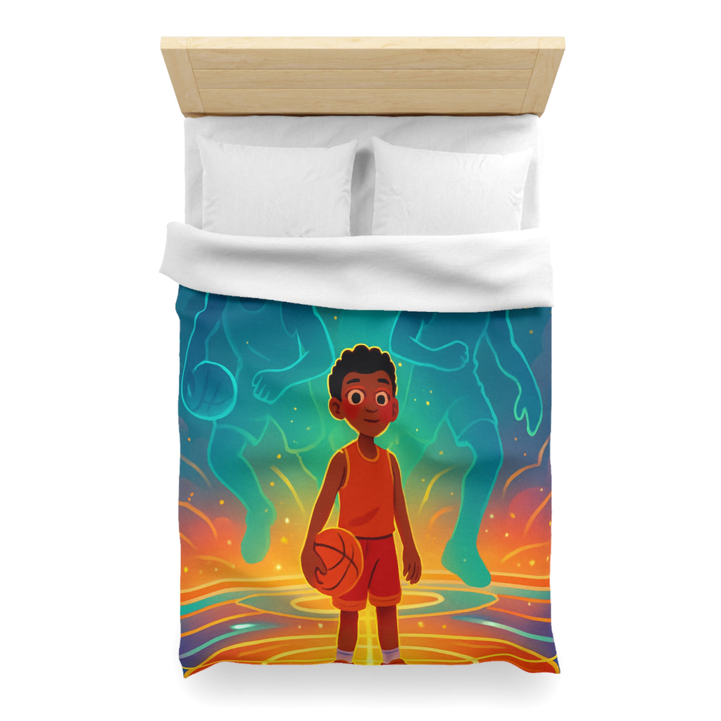 Housse de Couette Microfibre Illustration Unique Design Moderne Décoration Intérieure Raffinée