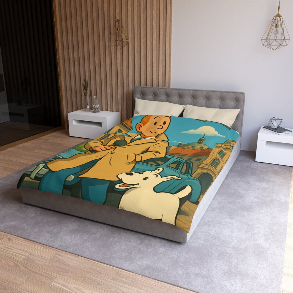 Housse de Couette Microfibre Création Artistique Moderne Design Exclusif Décoration Chambre