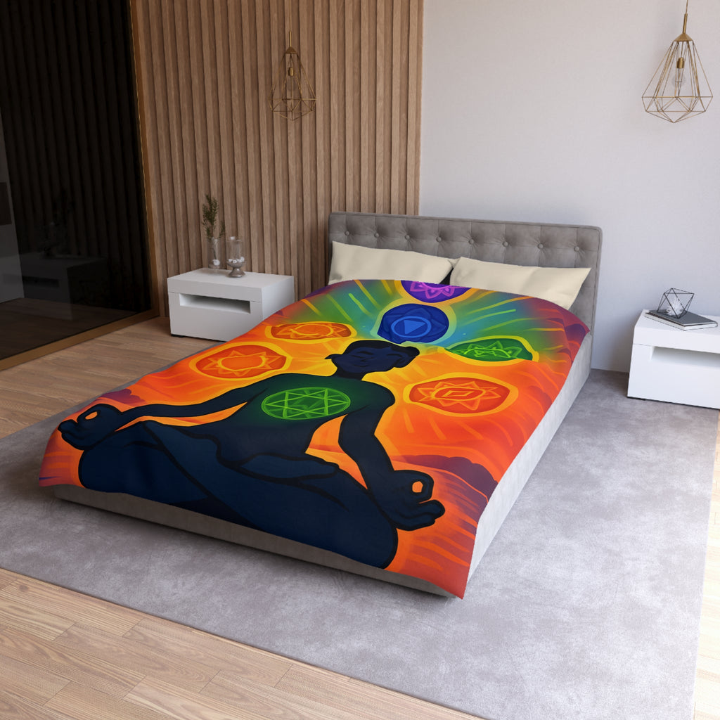 Housse de Couette Microfibre Design Artistique Moderne Décoration Chambre Confort Premium