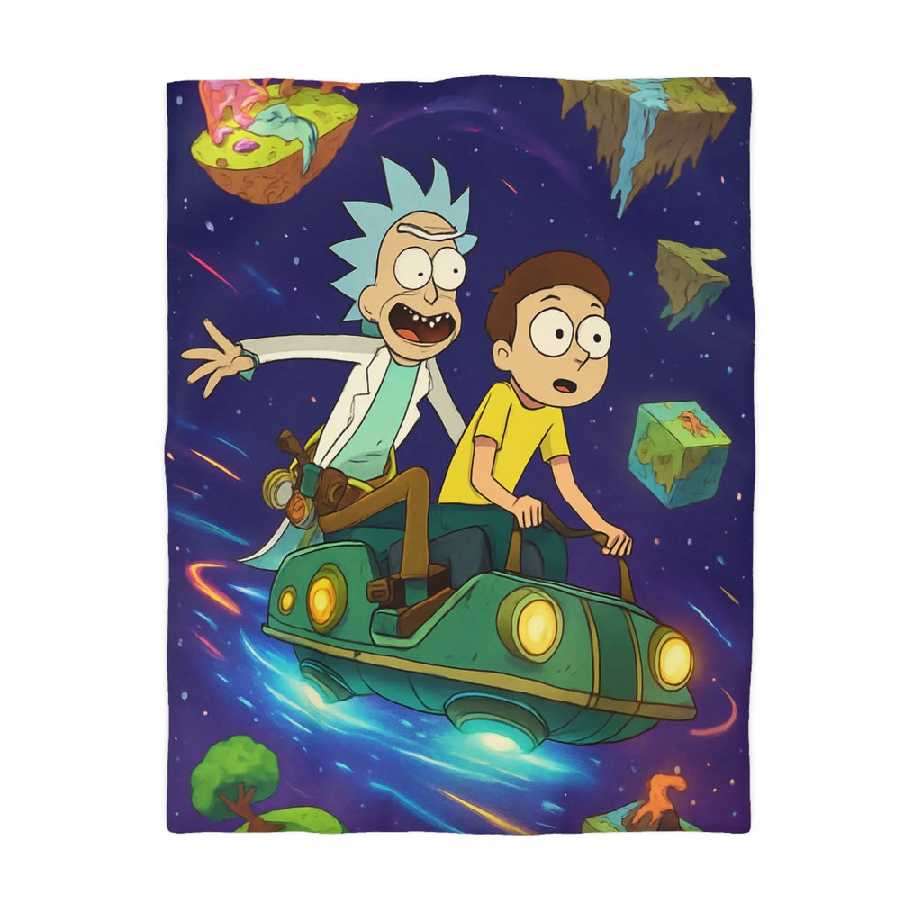 Housse de Couette Microfibre Art Graphique Contemporain Style Décoratif Chambre Tendance