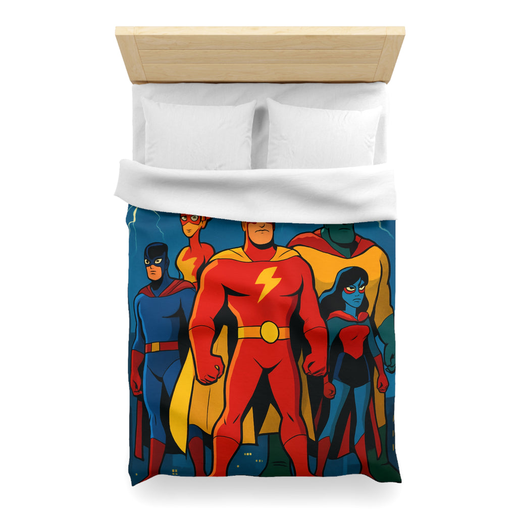 Housse de Couette Microfibre Design Artistique Moderne Décoration Chambre Confort Premium