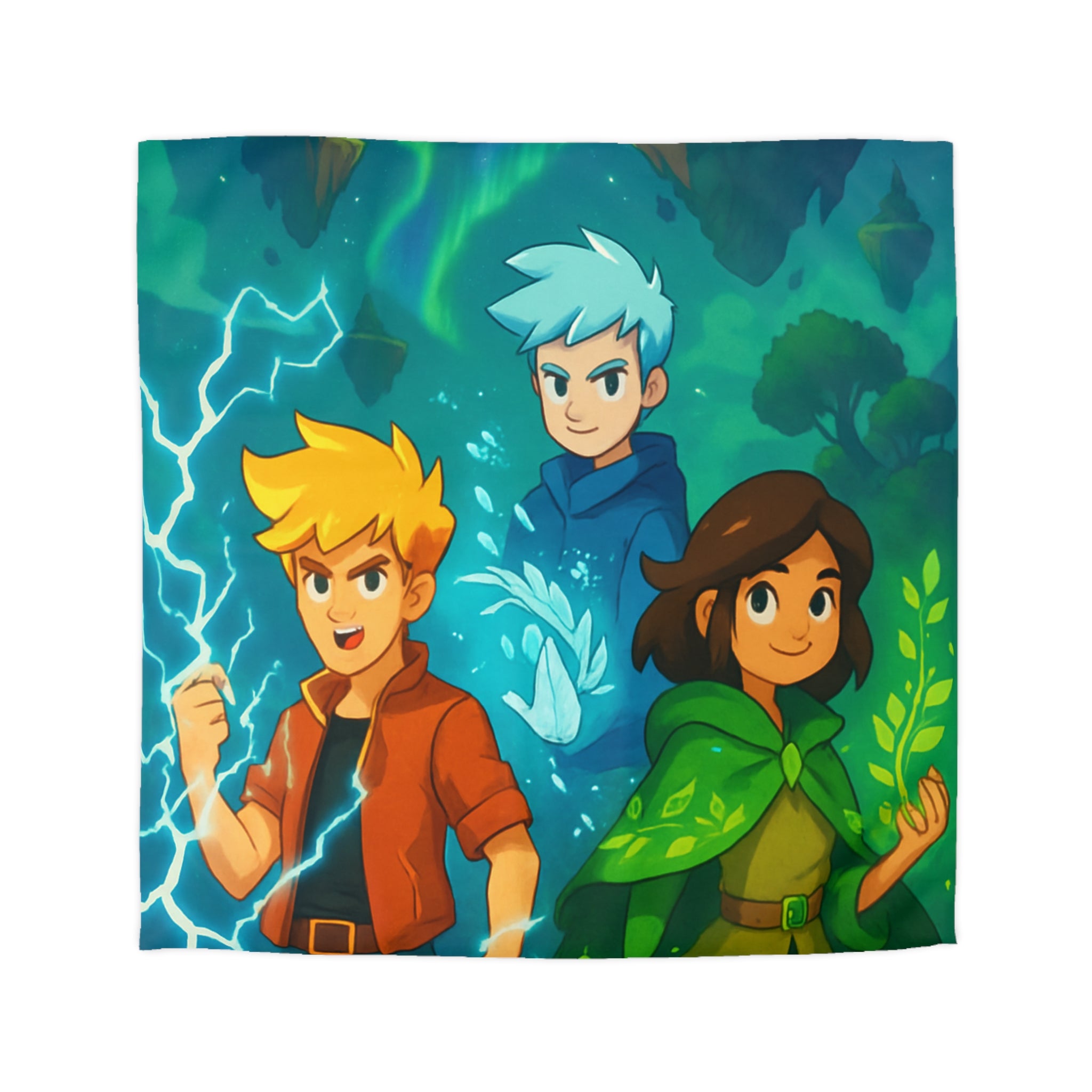 Housse de Couette Microfibre Design Artistique Moderne Décoration Chambre Confort Premium