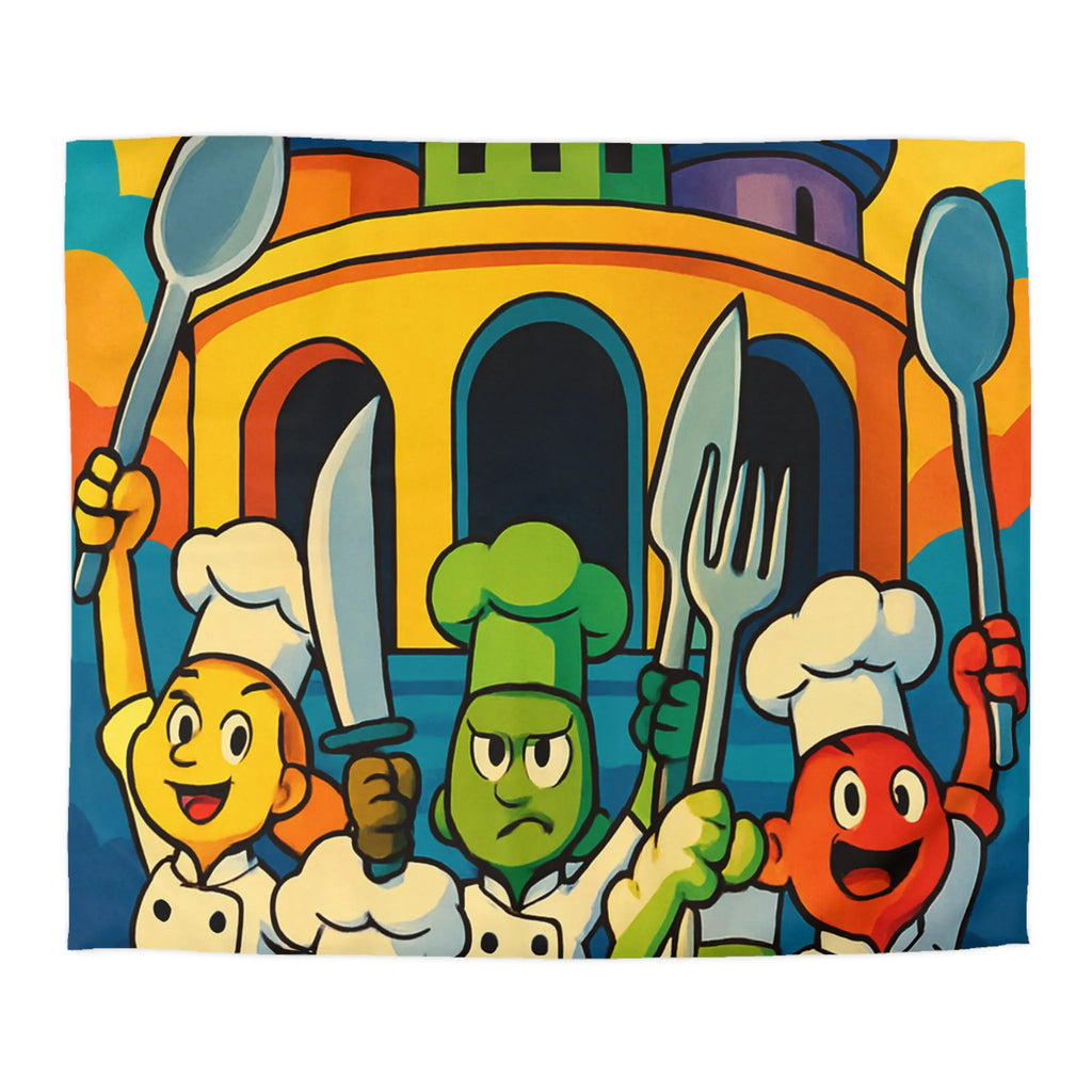 Housse de Couette Microfibre Art Graphique Contemporain Style Décoratif Chambre Tendance