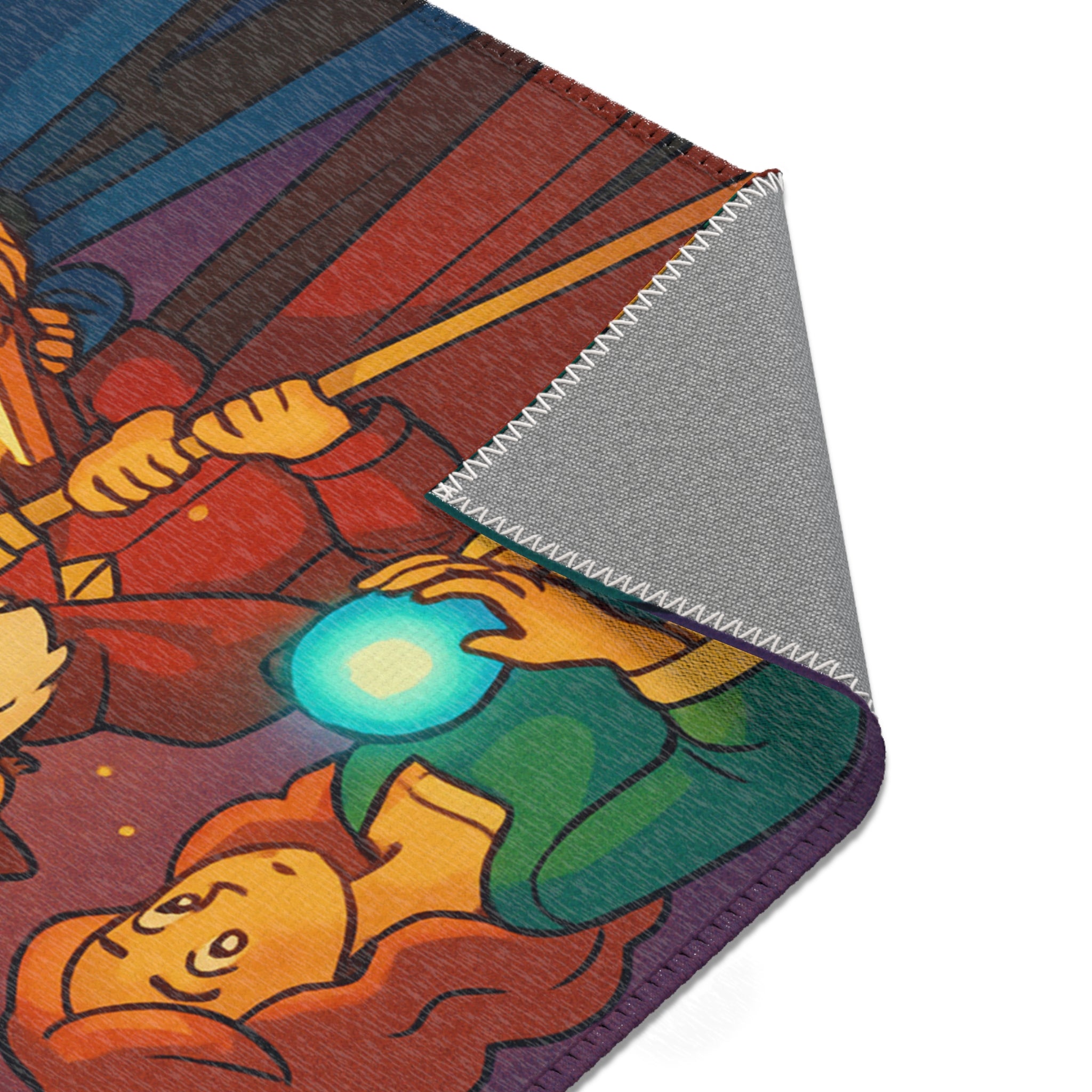 Tapis Magique Enchanté pour Décoration Intérieure, Parfait pour Ambiance Mystique et Colorée