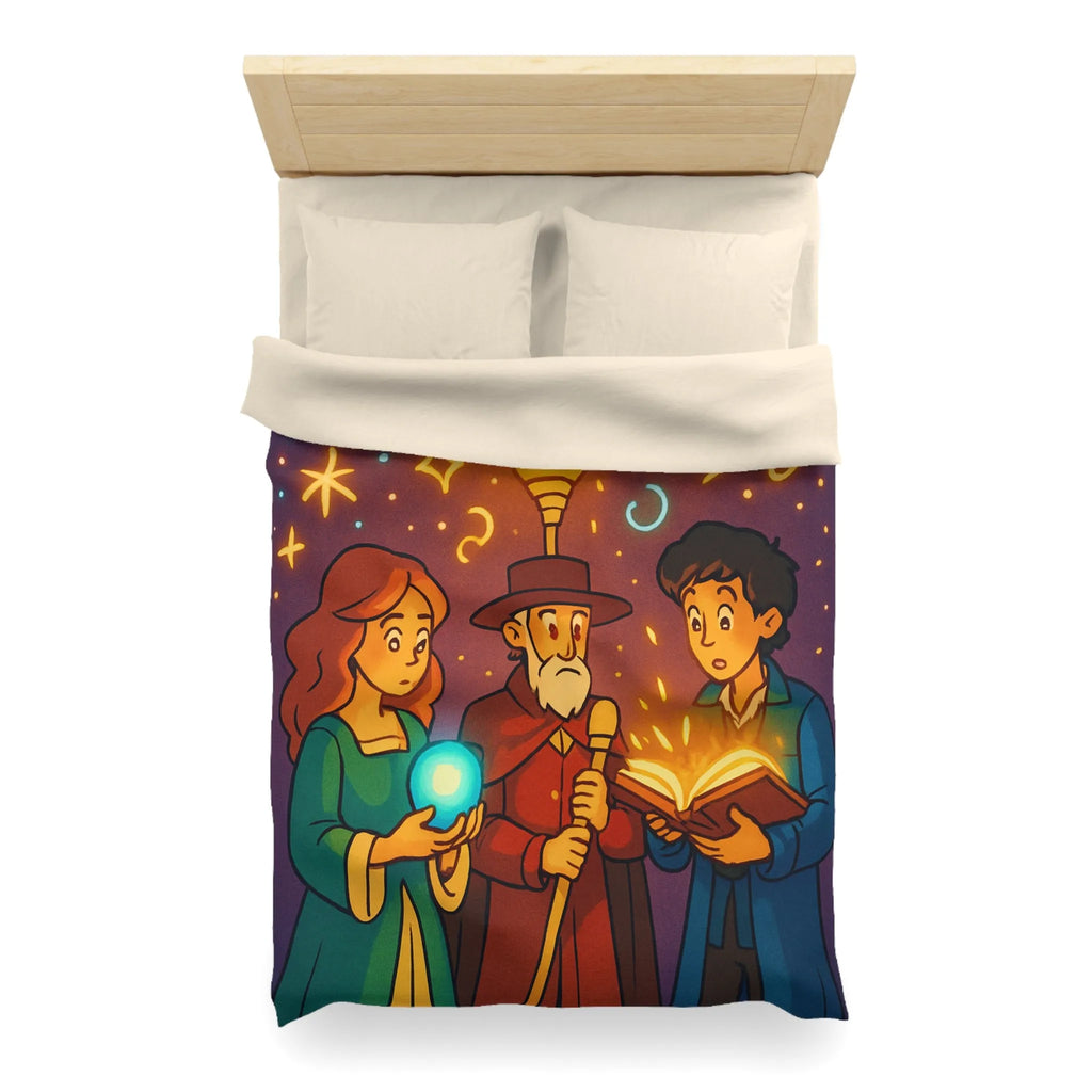 Explorez un Monde Magique avec Housse de Couette Aux Détails Lumineux et Enchantés