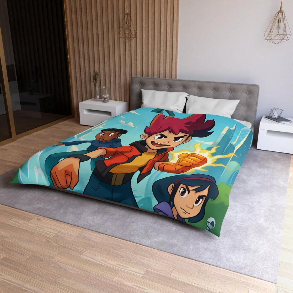 Housse de Couette Microfibre Création Artistique Moderne Design Exclusif Décoration Chambre