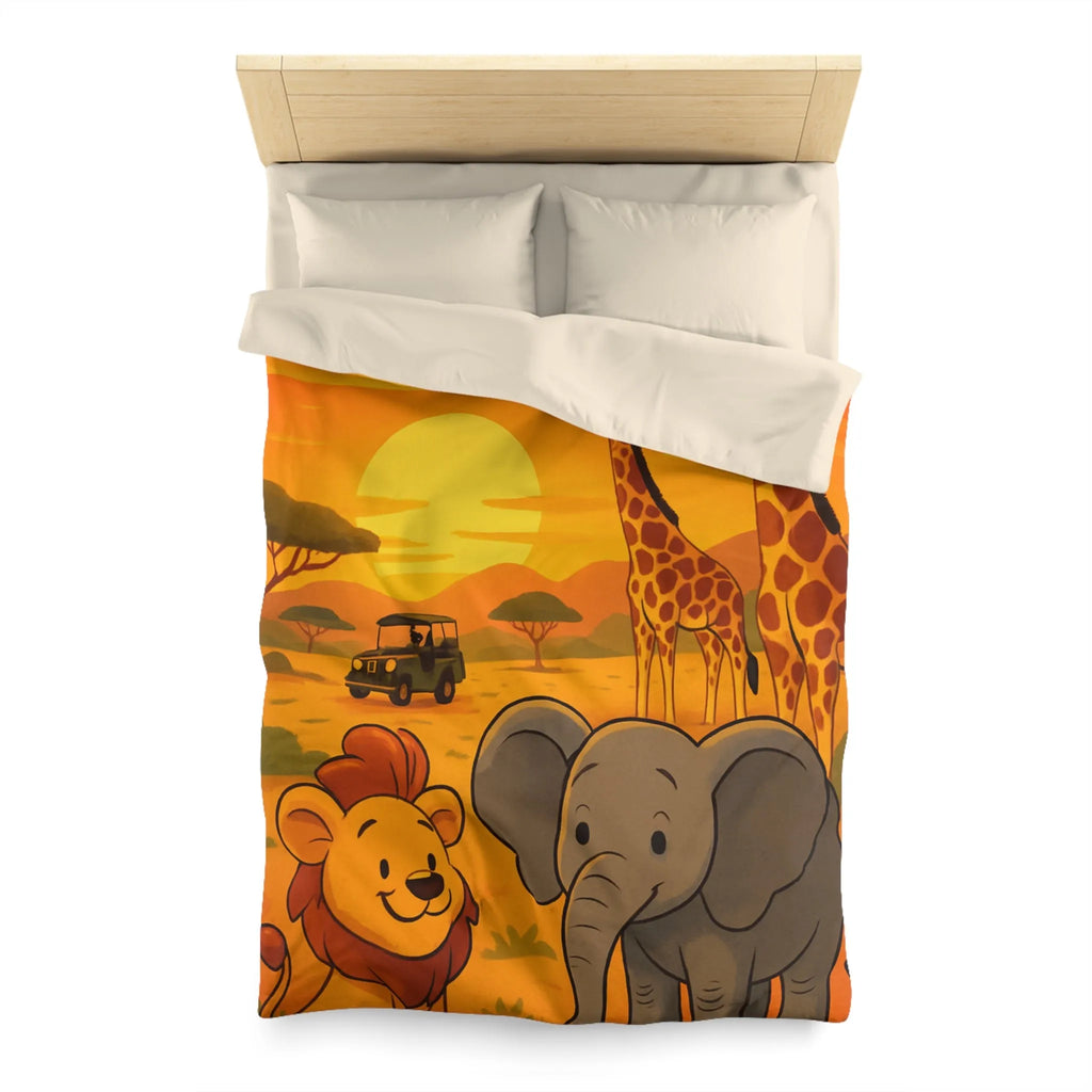 Housse de Couette Microfibre Art Graphique Contemporain Style Décoratif Chambre Tendance