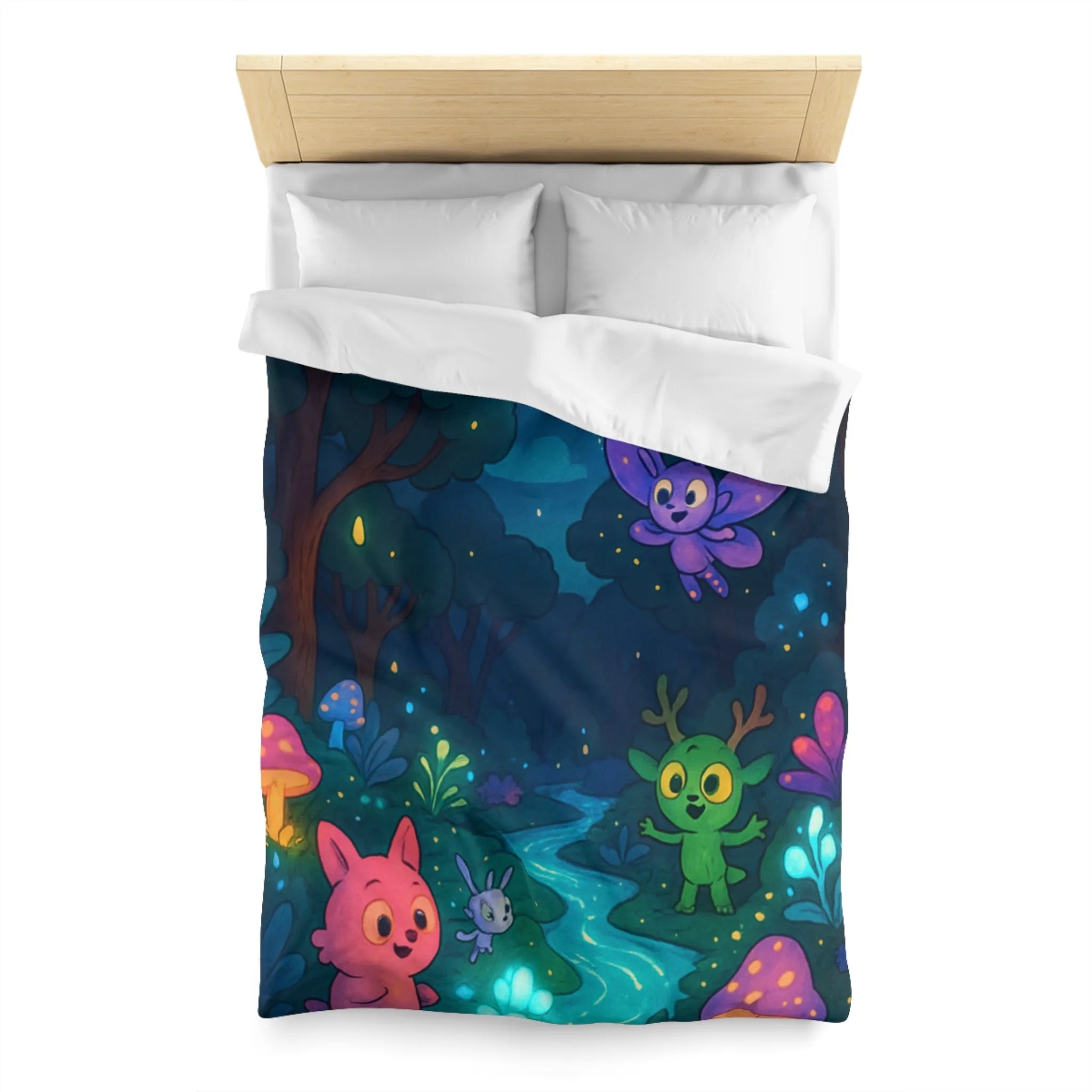 Housse de Couette Microfibre Art Graphique Contemporain Style Décoratif Chambre Tendance