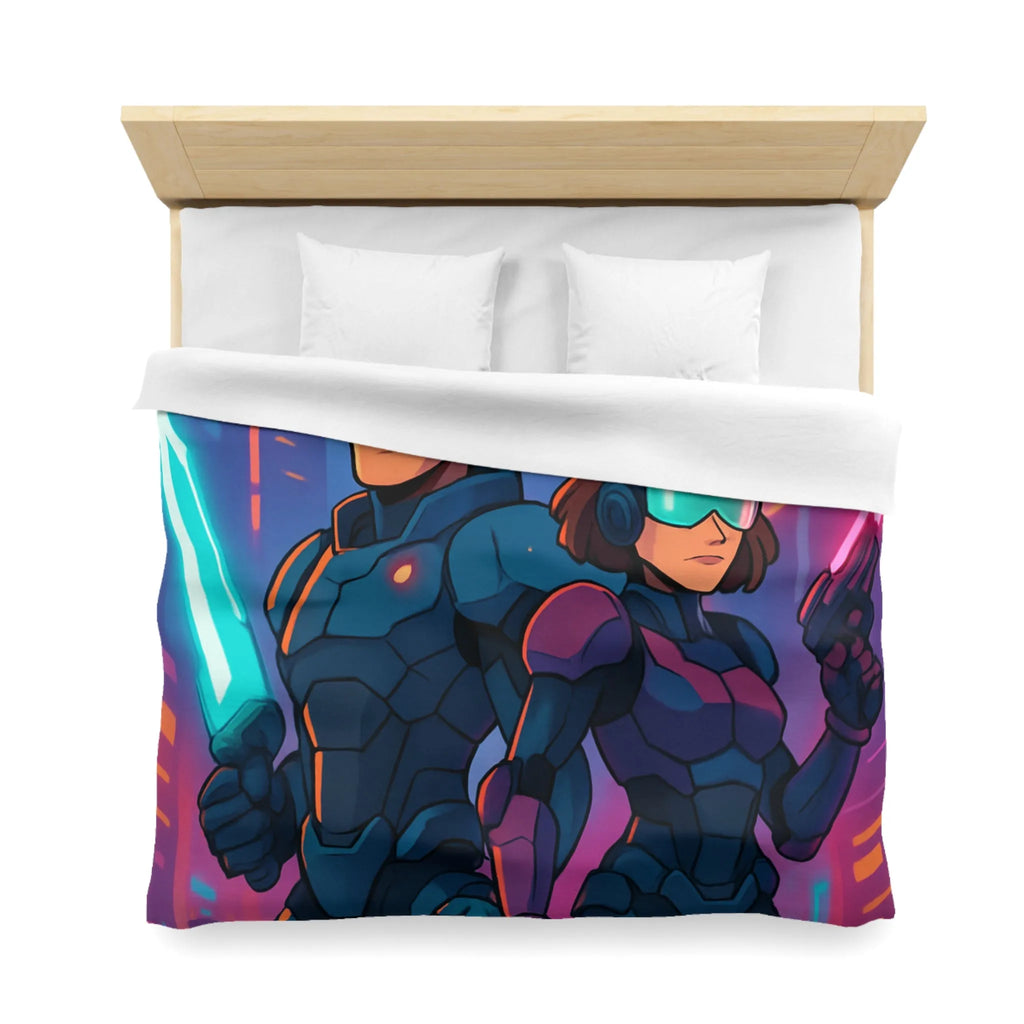 Housse de Couette Microfibre Création Artistique Moderne Design Exclusif Décoration Chambre