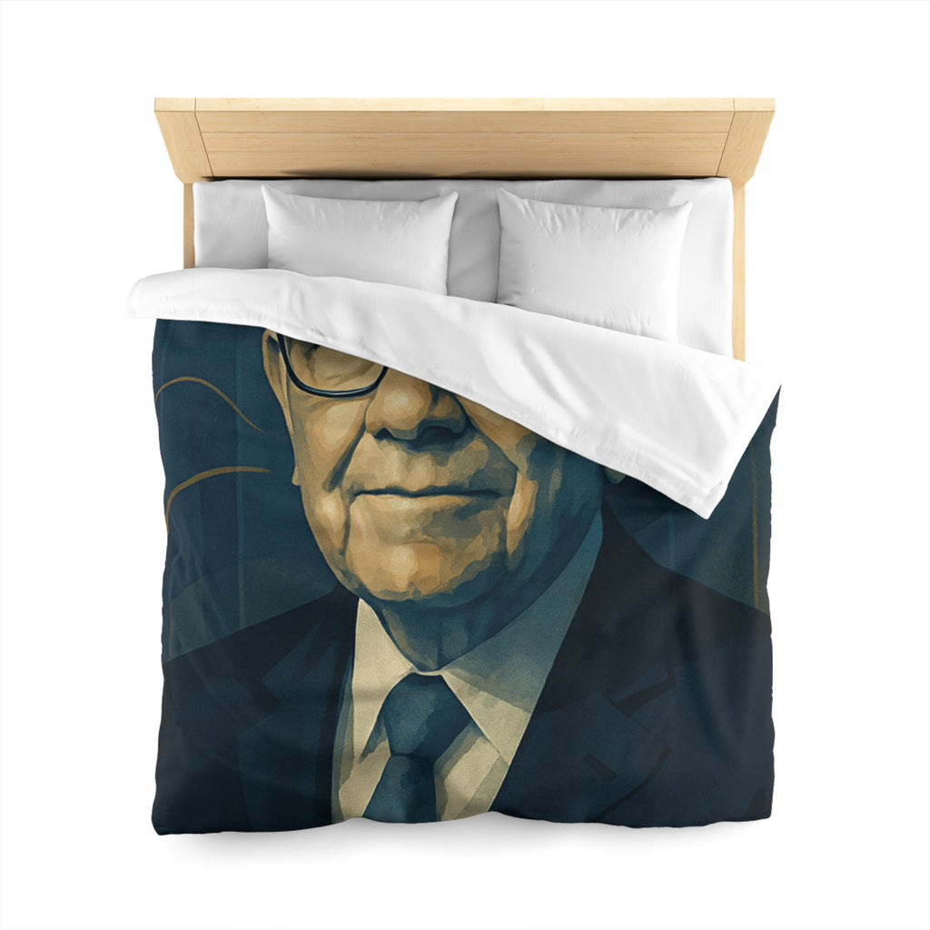 Housse de Couette Microfibre Design Artistique Moderne Décoration Chambre Confort Premium