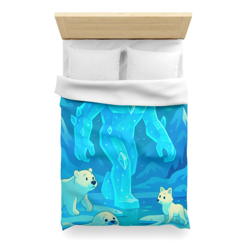 Housse de Couette Microfibre Art Graphique Contemporain Style Décoratif Chambre Tendance