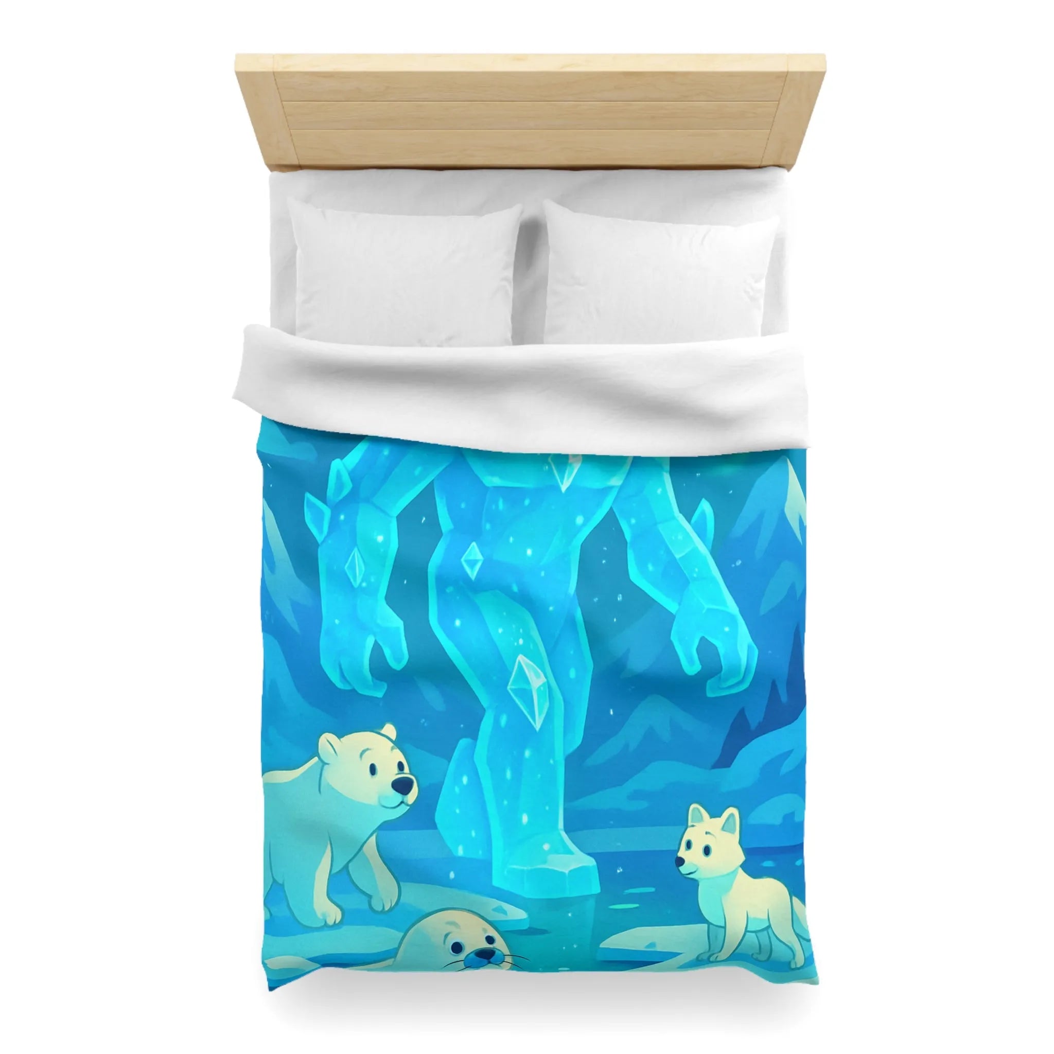 Housse de Couette Microfibre Art Graphique Contemporain Style Décoratif Chambre Tendance