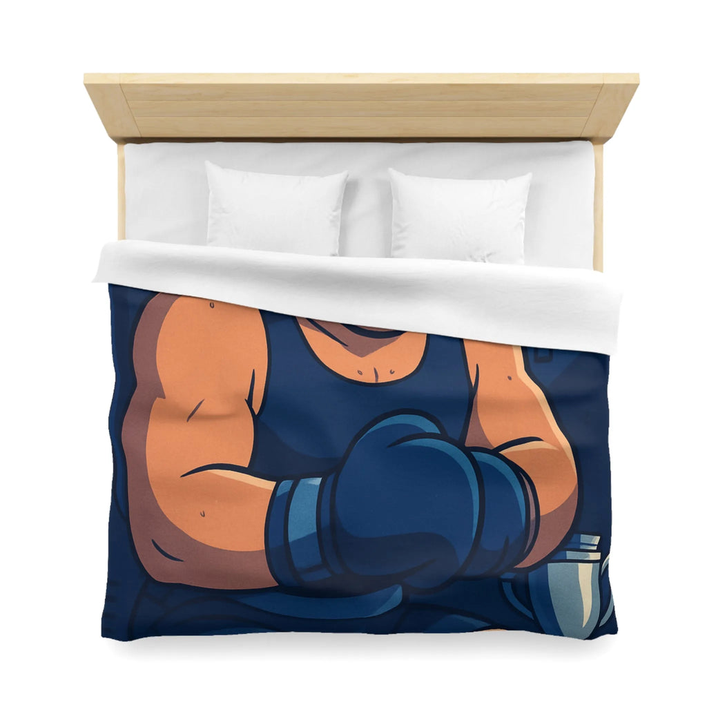 Housse de Couette Microfibre Art Graphique Contemporain Style Décoratif Chambre Tendance