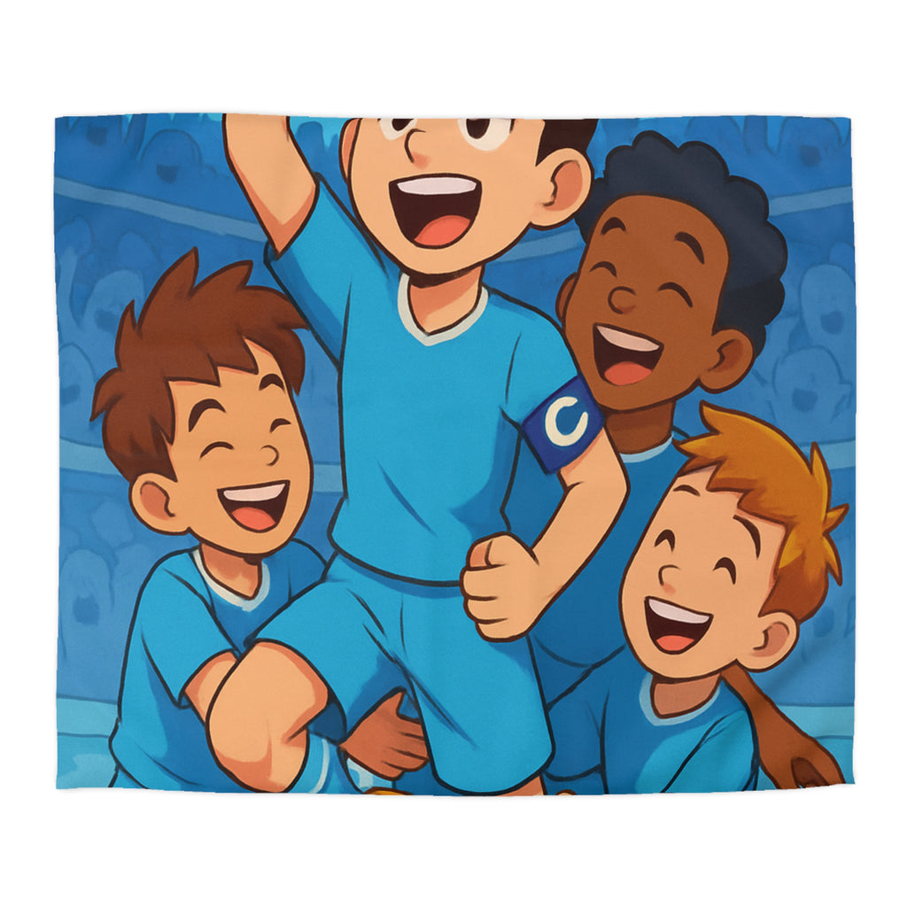 Housse de Couette Microfibre Motif Créatif Original Style Contemporain Chambre Élégante