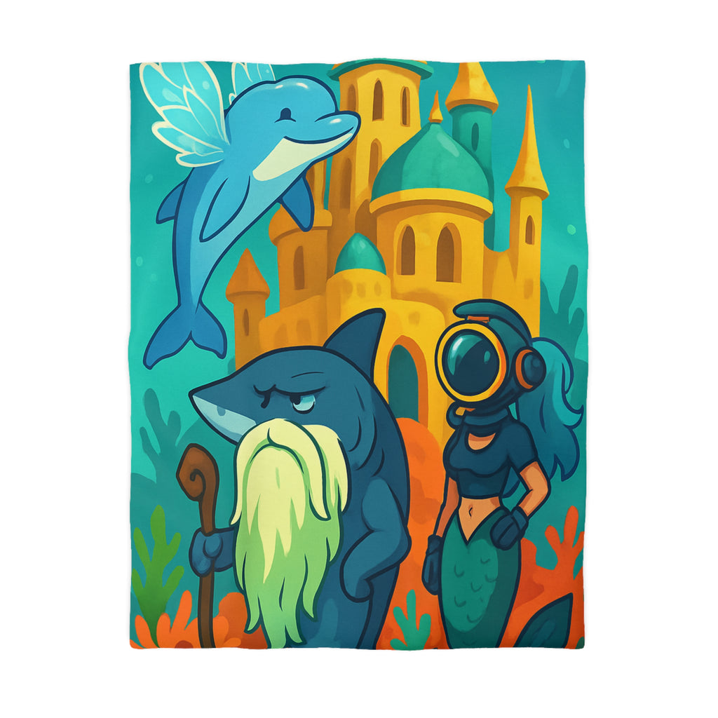 Housse de Couette Microfibre Création Artistique Moderne Design Exclusif Décoration Chambre