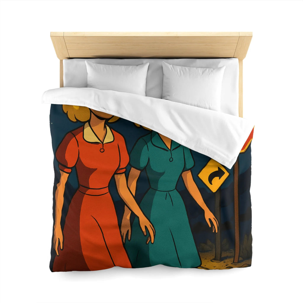 Housse de Couette Microfibre Création Artistique Moderne Design Exclusif Décoration Chambre