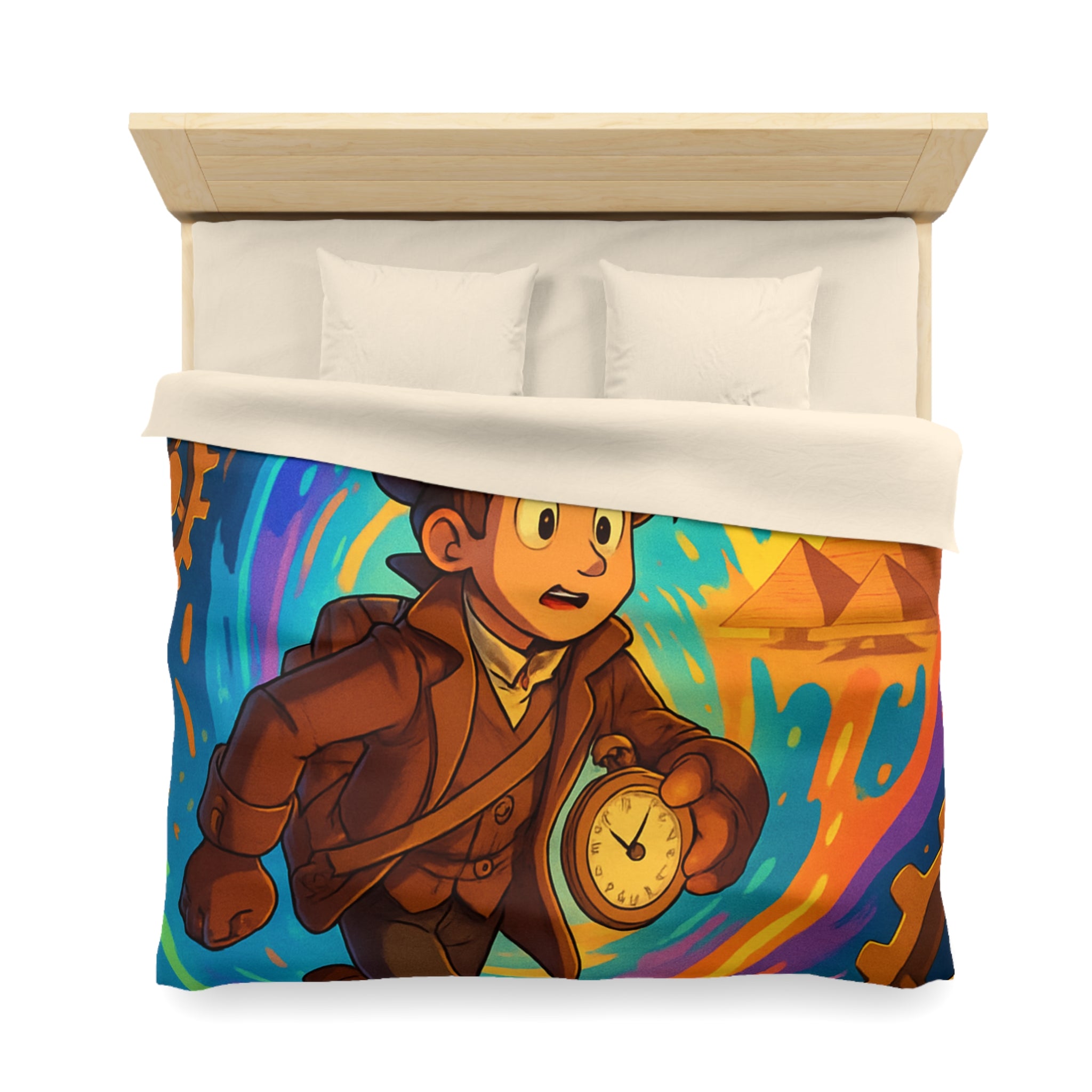 Housse de Couette Microfibre Création Artistique Moderne Design Exclusif Décoration Chambre