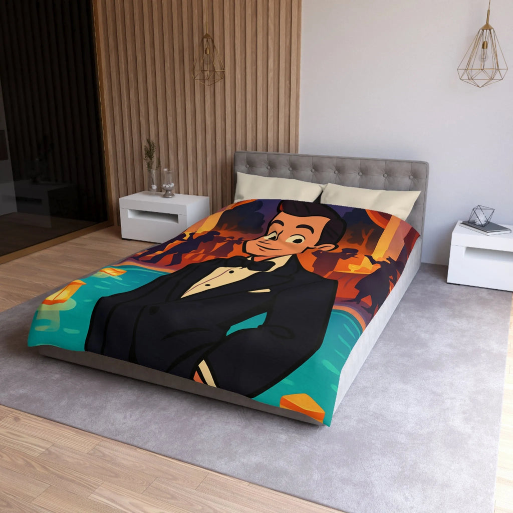 Élégance Nocturne : Motifs Inspirés de Soirées Glamour Art Déco Pour Chambre Distinguée