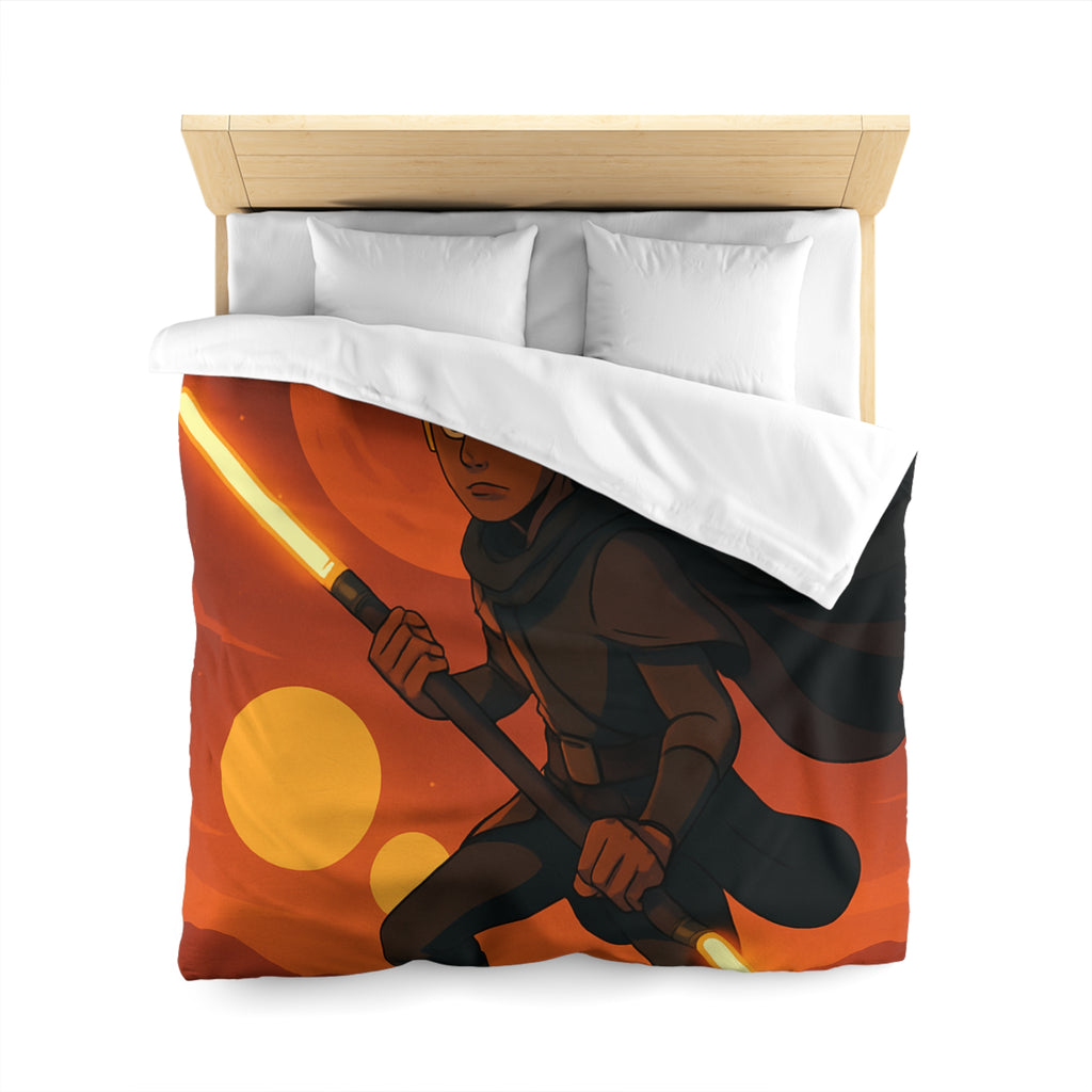 Housse de Couette Microfibre Motif Créatif Original Style Contemporain Chambre Élégante