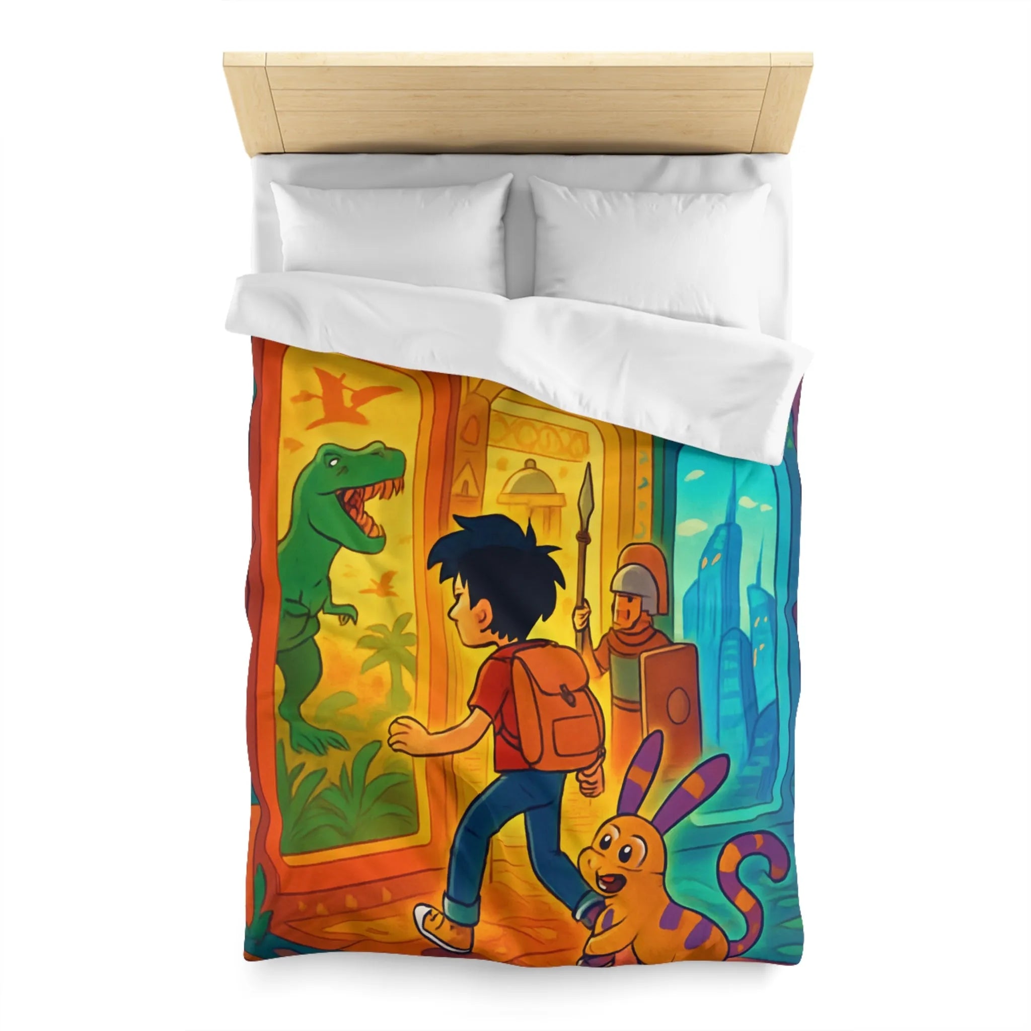 Housse de Couette Microfibre Création Artistique Moderne Design Exclusif Décoration Chambre