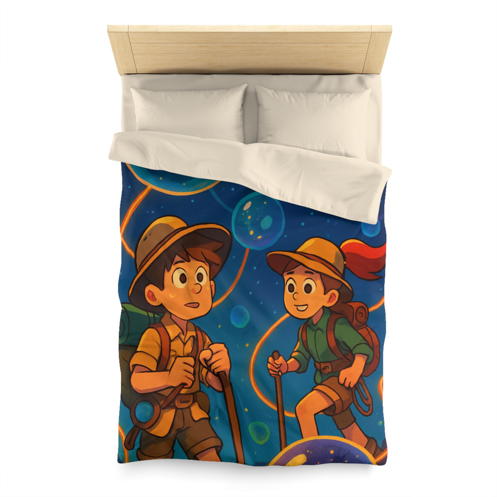 Housse de Couette Microfibre Création Artistique Moderne Design Exclusif Décoration Chambre