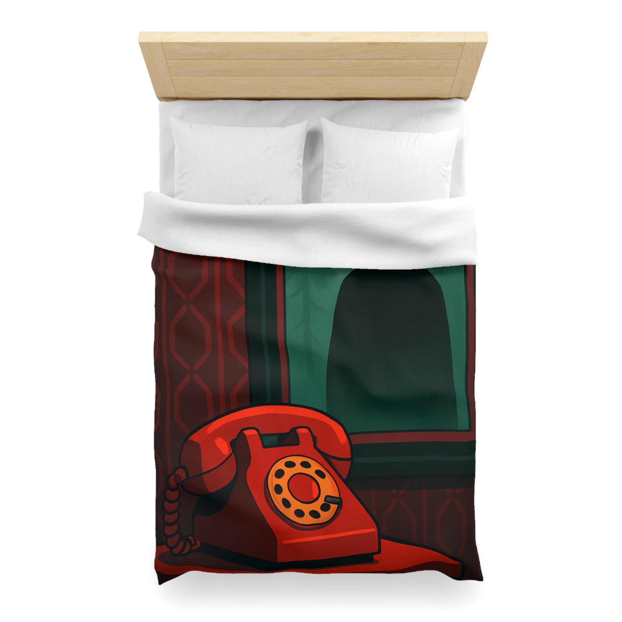 Housse de Couette Microfibre Design Artistique Moderne Décoration Chambre Confort Premium