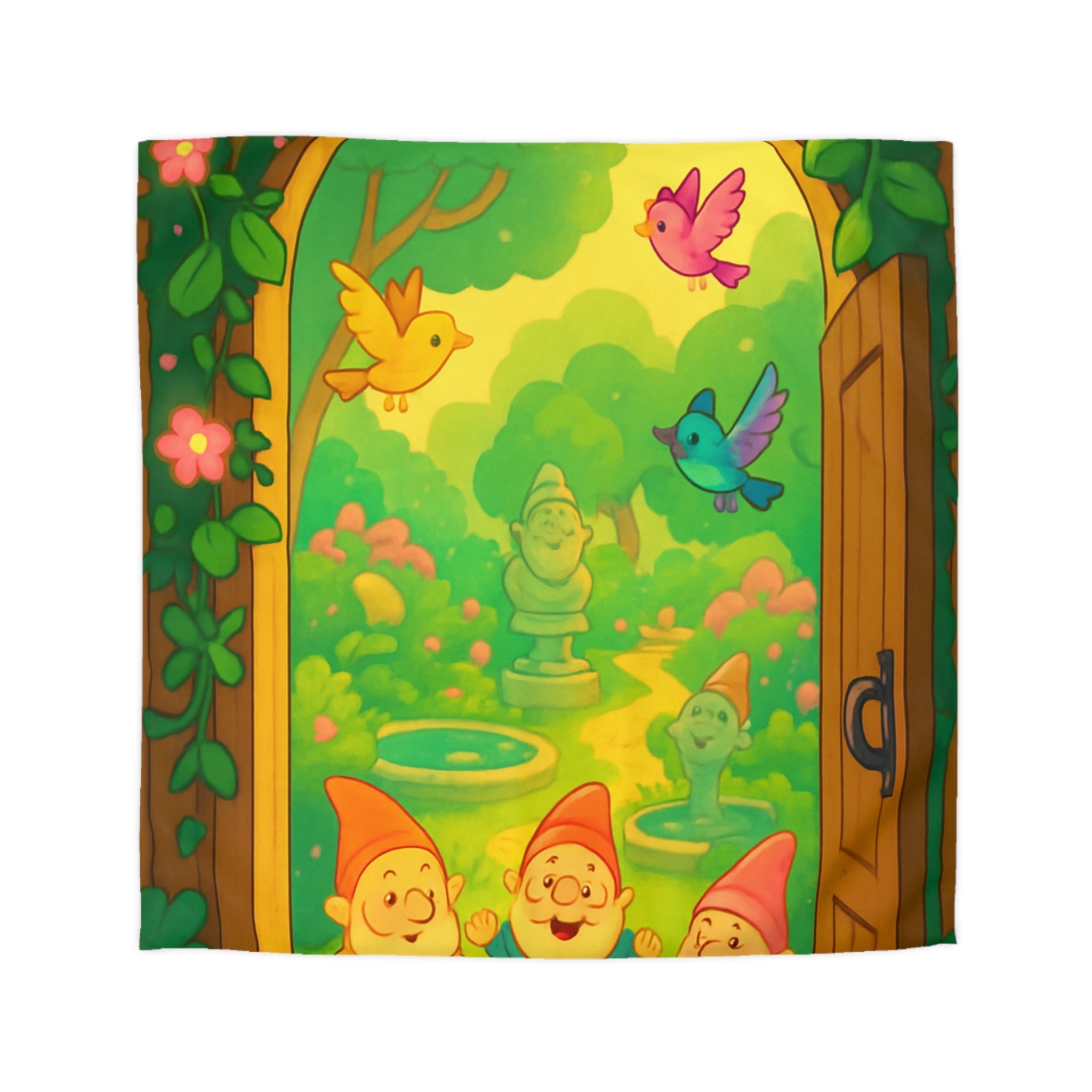 Housse de Couette Microfibre Motif Créatif Original Style Contemporain Chambre Élégante