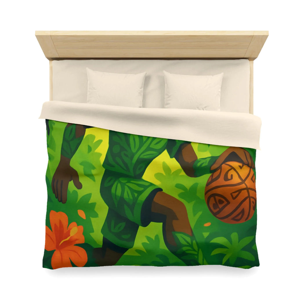 Housse de Couette Microfibre Art Graphique Contemporain Style Décoratif Chambre Tendance