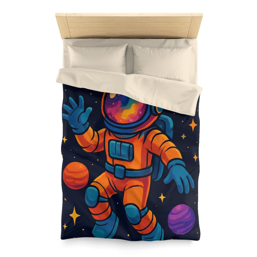 Housse de Couette Microfibre Illustration Unique Design Moderne Décoration Intérieure Raffinée