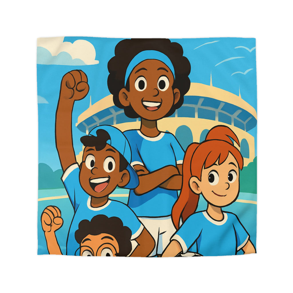 Housse de Couette Microfibre Illustration Unique Design Moderne Décoration Intérieure Raffinée