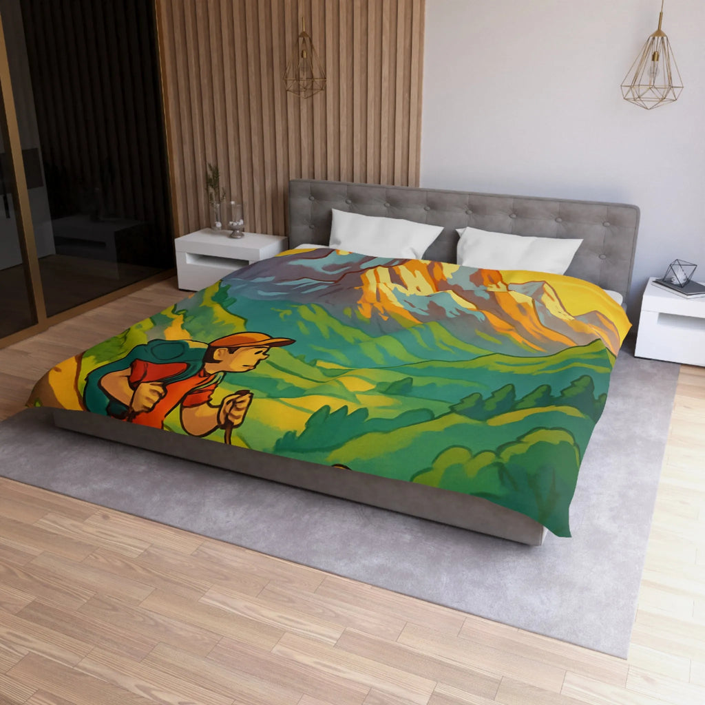 Explorez les sommets alpins en randonnée avec des aigles majestueux et un lever de soleil