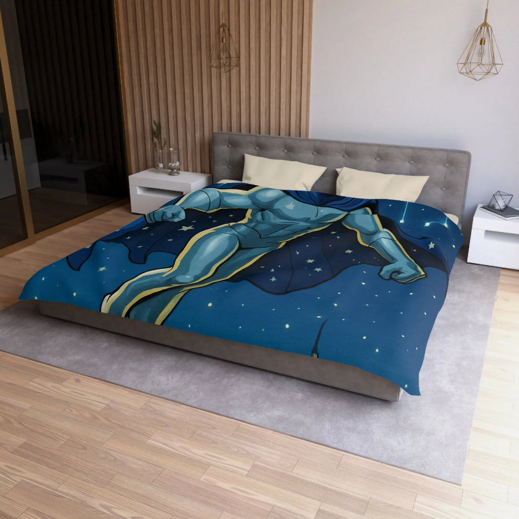 Housse de Couette Microfibre Art Graphique Contemporain Style Décoratif Chambre Tendance