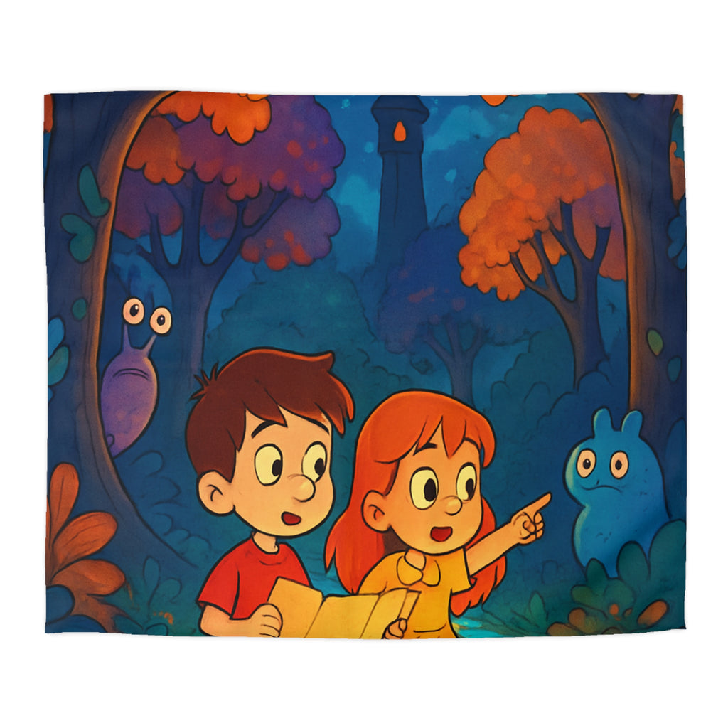 Housse de Couette Microfibre Illustration Unique Design Moderne Décoration Intérieure Raffinée