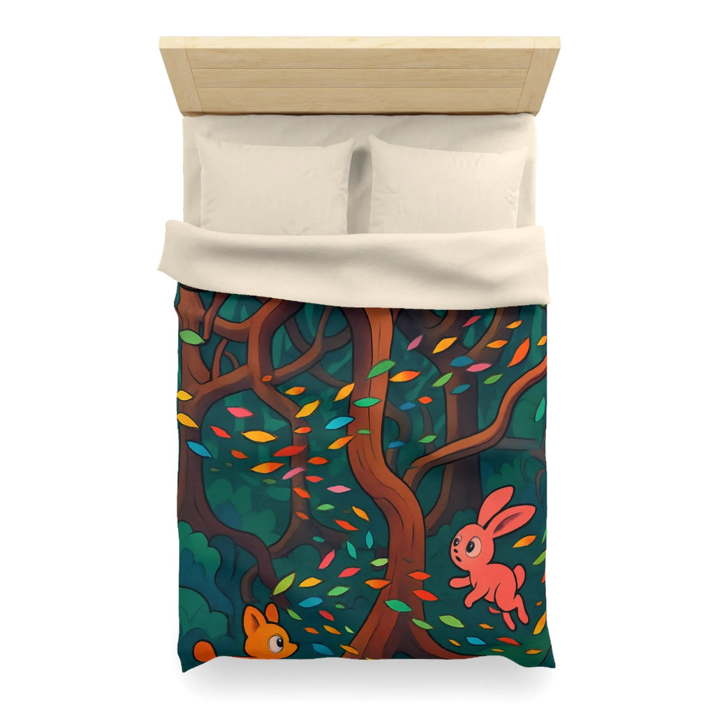 Enchantez Votre Espace avec une Housse de Couette Animaux et Forêt Colorée