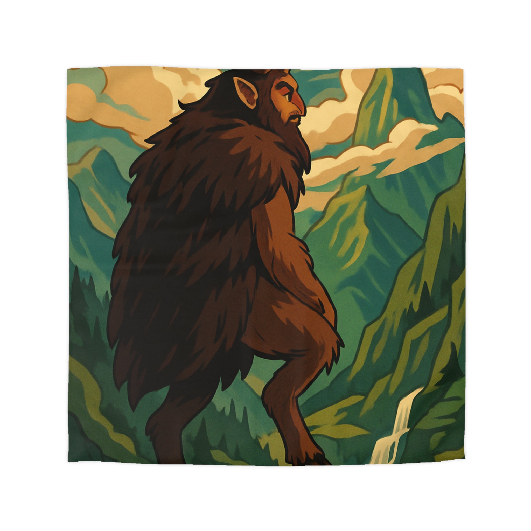 Housse de Couette Microfibre Design Artistique Moderne Décoration Chambre Confort Premium