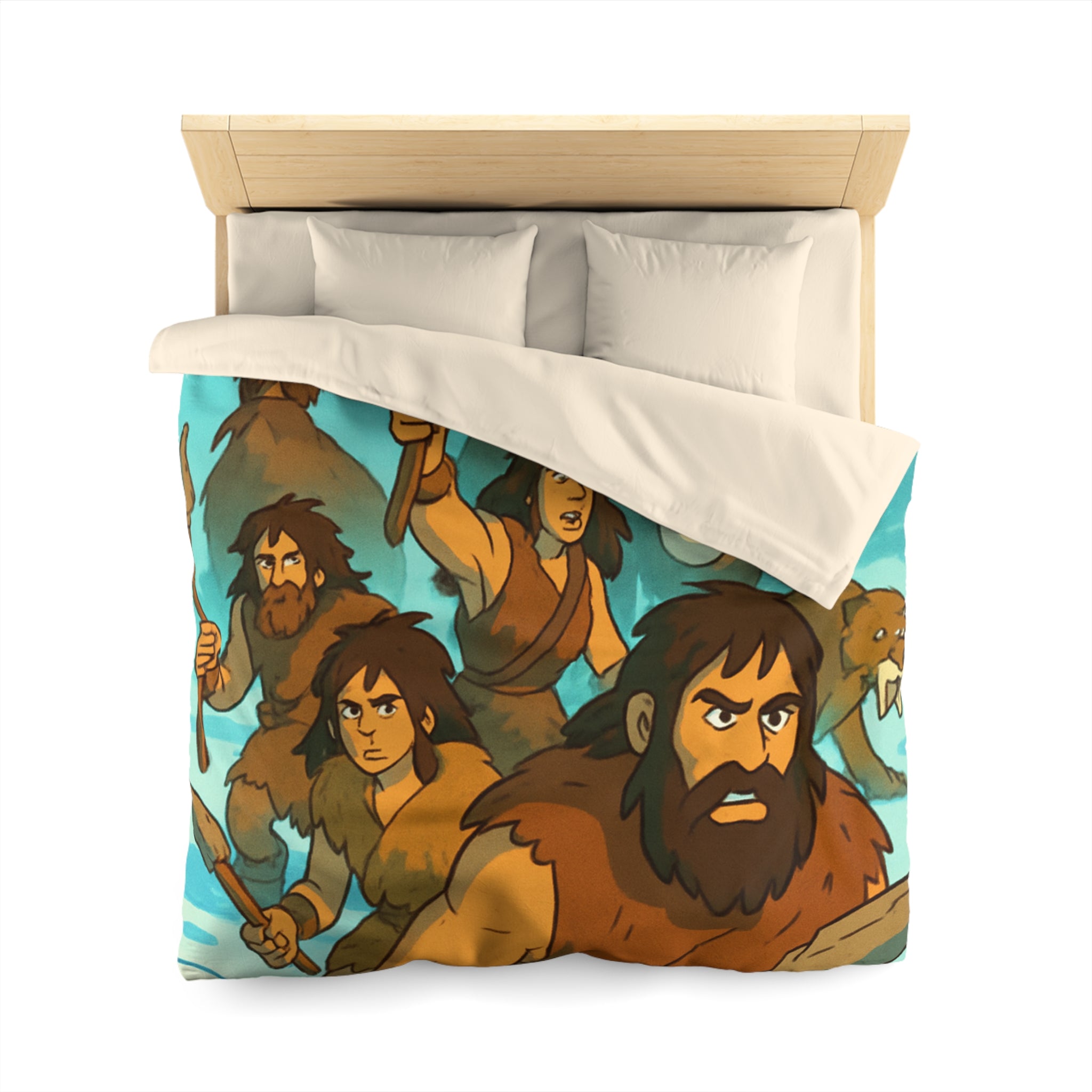 Housse de Couette Microfibre Design Artistique Moderne Décoration Chambre Confort Premium