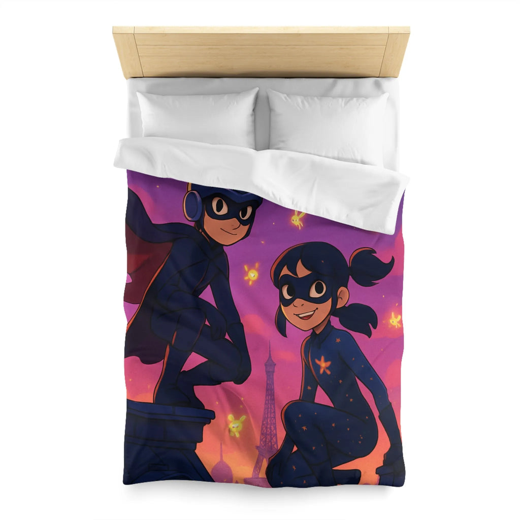 Housse de Couette Microfibre Création Artistique Moderne Design Exclusif Décoration Chambre